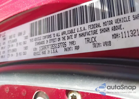 2014 Ram 1500 Express from USA, damaged, VIN 1C6RR7FT2ES137726